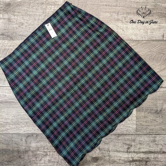 Talbots Dresses & Skirts - Talbots Plaid Knee Length Skirt Size 8